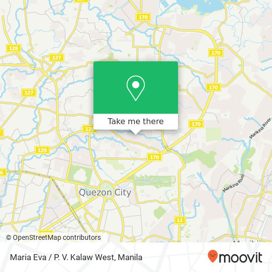 Maria Eva / P. V. Kalaw West map