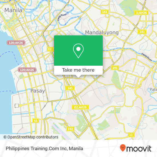Philippines Training.Com Inc map