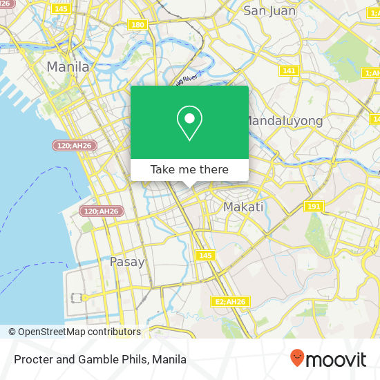 Procter and Gamble Phils map
