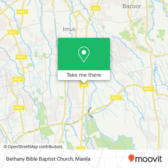 Bethany Bible Baptist Church map