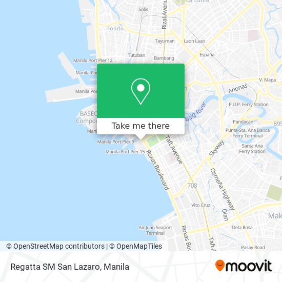 Regatta SM San Lazaro map