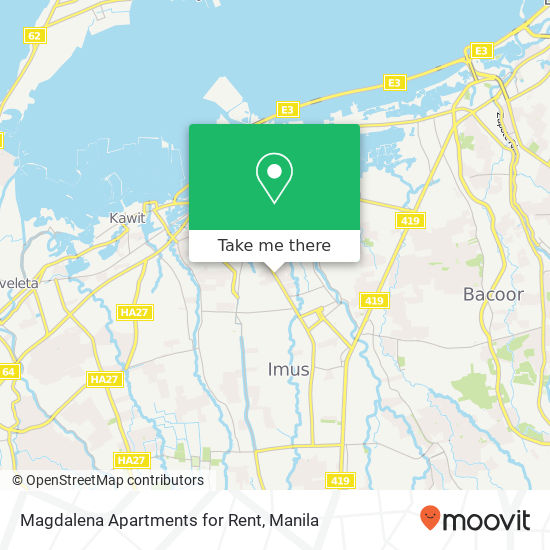 Magdalena Apartments for Rent map