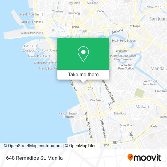 648 Remedios St map