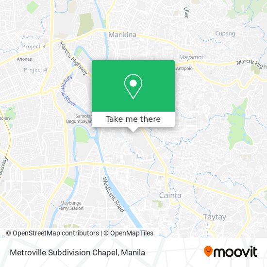 Metroville Subdivision Chapel map