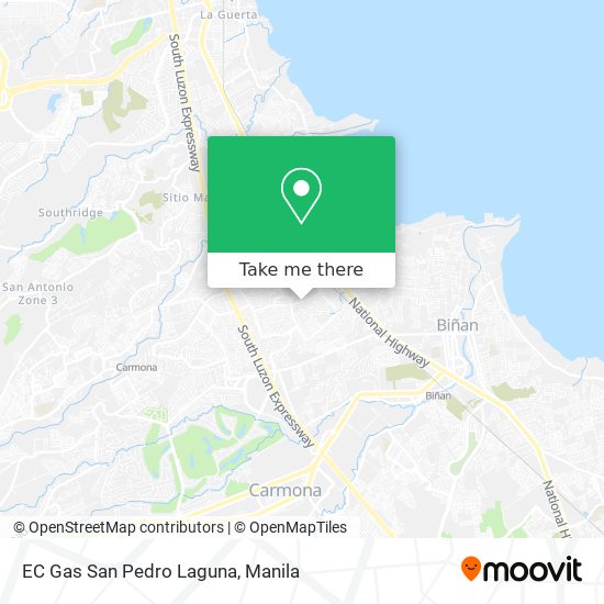 EC Gas San Pedro Laguna map