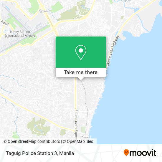 Taguig Police Station 3 map