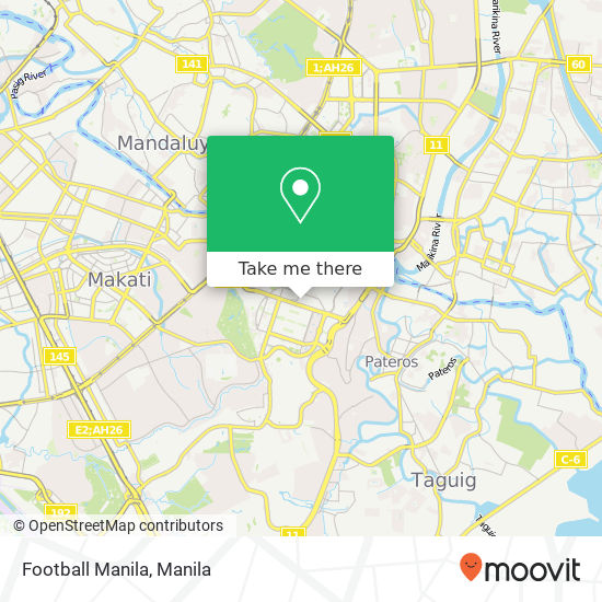 Football Manila map