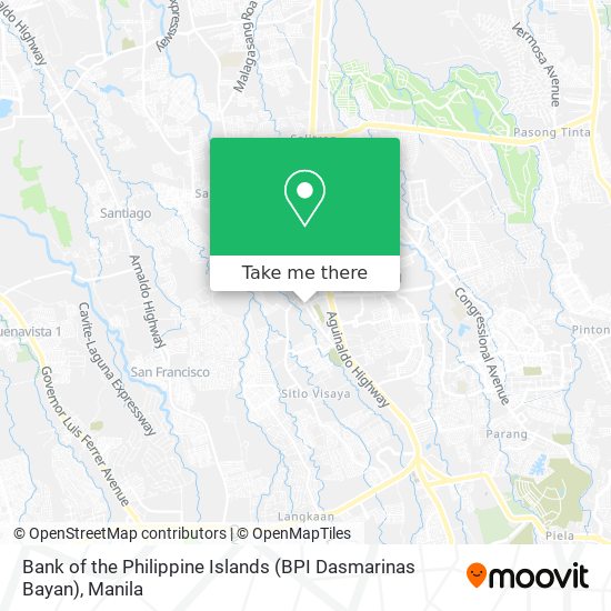 Bank of the Philippine Islands (BPI Dasmarinas Bayan) map