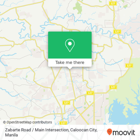 Zabarte Road / Main Intersection, Caloocan City map