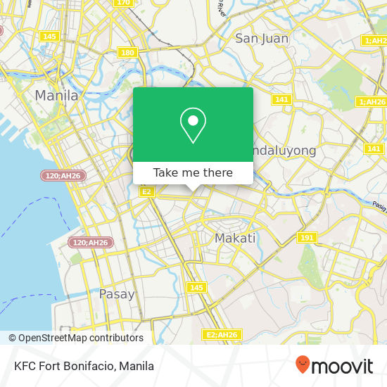 KFC Fort Bonifacio map