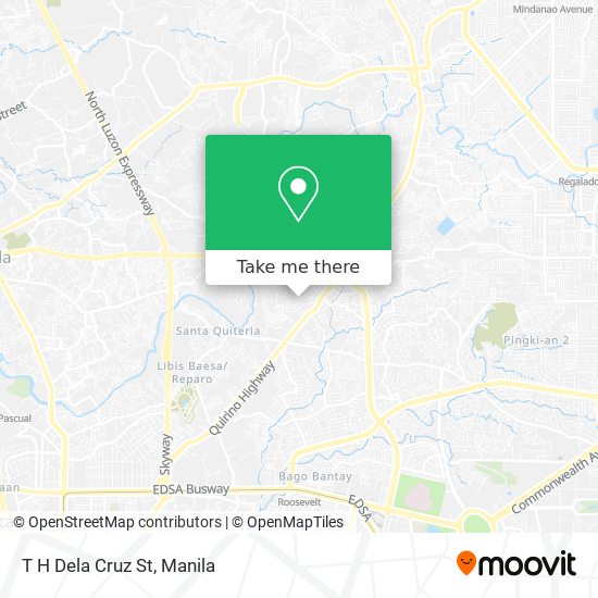 T H Dela Cruz St map