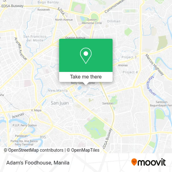 Adam's Foodhouse map