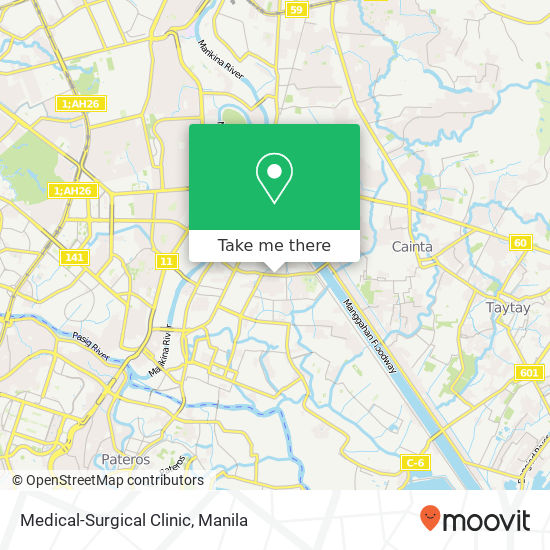 Medical-Surgical Clinic map