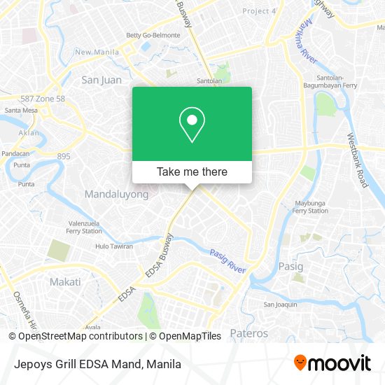 Jepoys Grill EDSA Mand map