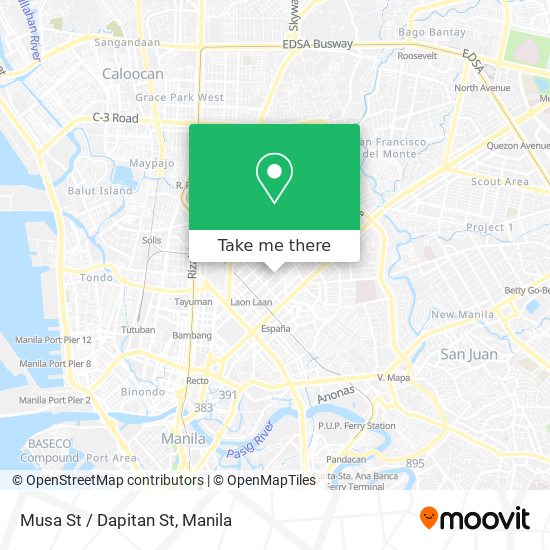 Musa St / Dapitan St map