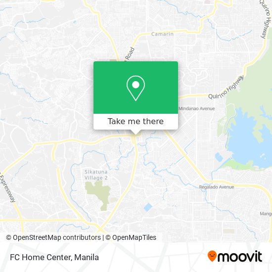 FC Home Center map