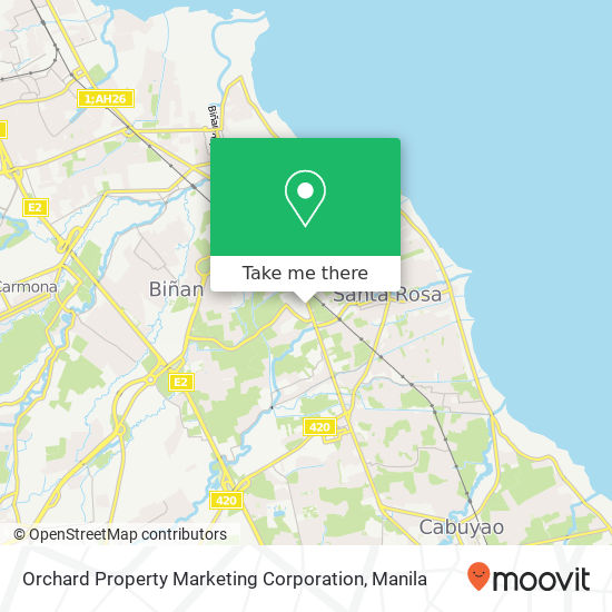 Orchard Property Marketing Corporation map