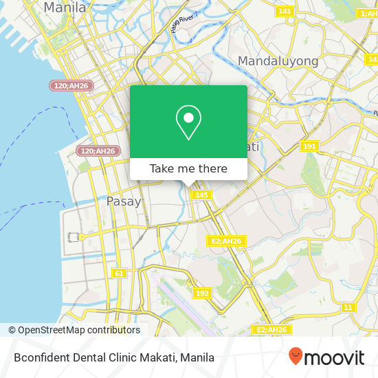 Bconfident Dental Clinic Makati map