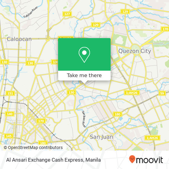 Al Ansari Exchange Cash Express map