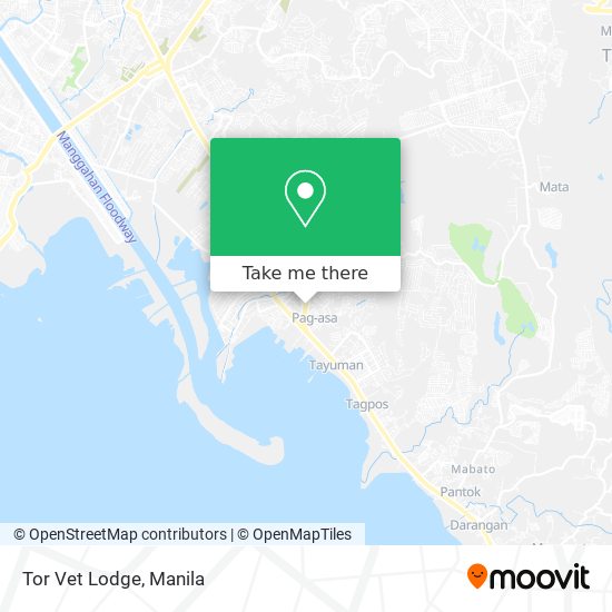 Tor Vet Lodge map