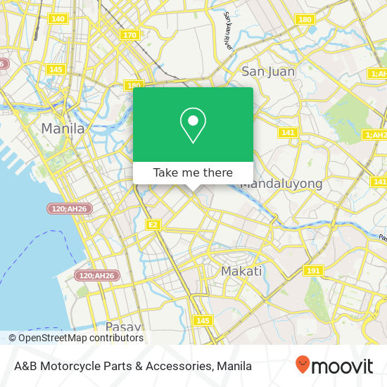 A&B Motorcycle Parts & Accessories map