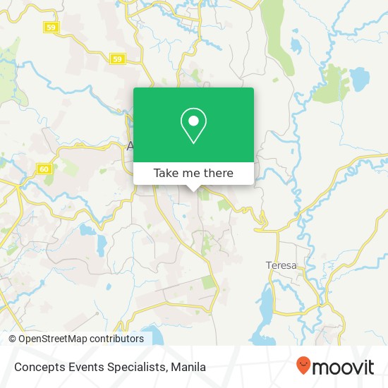 Concepts Events Specialists map
