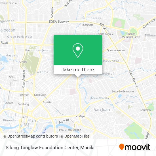 Silong Tanglaw Foundation Center map