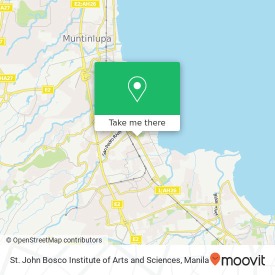 St. John Bosco Institute of Arts and Sciences map