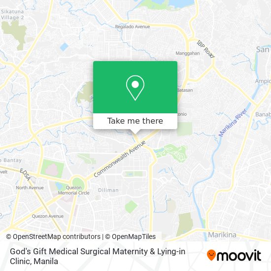 God's Gift Medical Surgical Maternity & Lying-in Clinic map