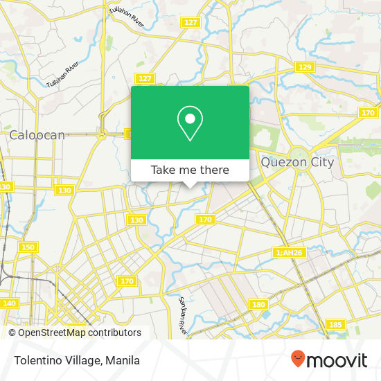 Tolentino Village map