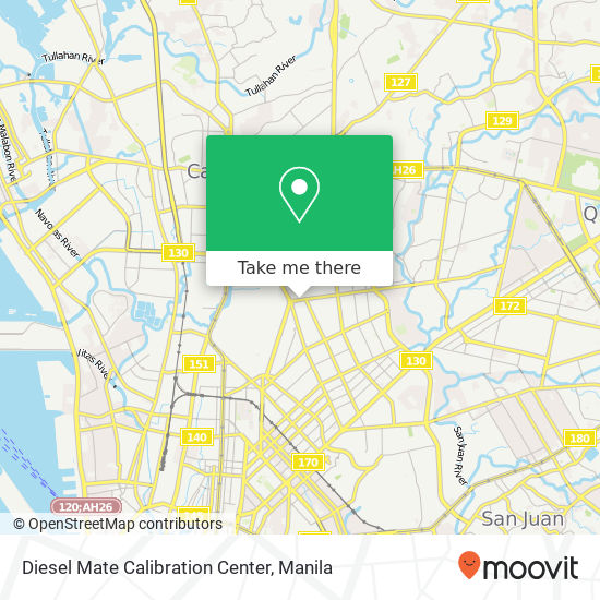 Diesel Mate Calibration Center map