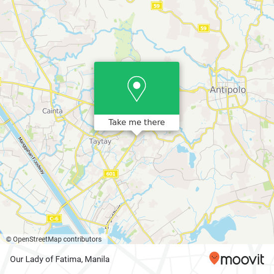 Our Lady of Fatima map