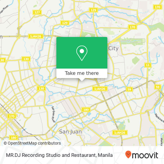 MR.DJ Recording Studio and Restaurant map