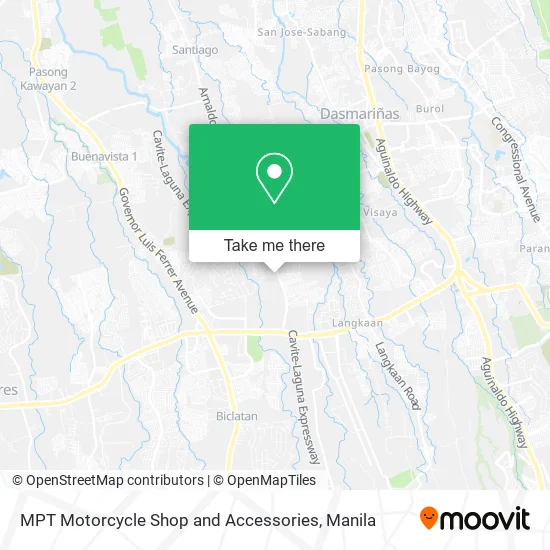 MPT Motorcycle Shop and Accessories map