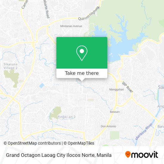Grand Octagon Laoag City Ilocos Norte map