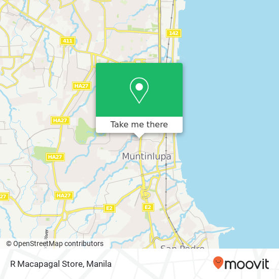 R Macapagal Store map