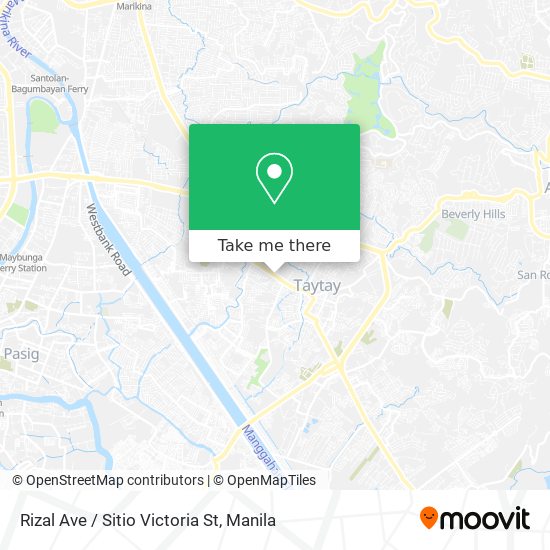 Rizal Ave / Sitio Victoria St map