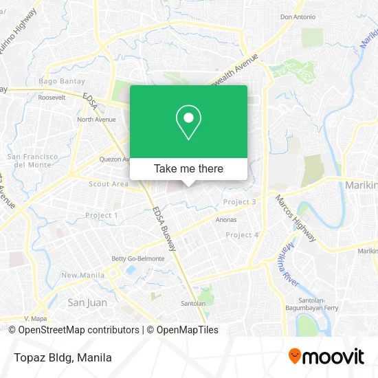 Topaz Bldg map