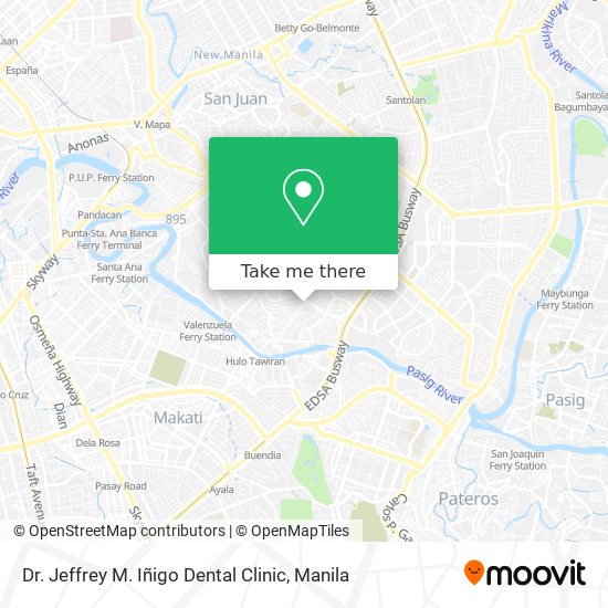 Dr. Jeffrey M. Iñigo Dental Clinic map