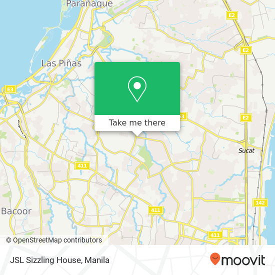 JSL Sizzling House map