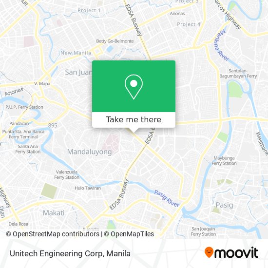 Unitech Engineering Corp map