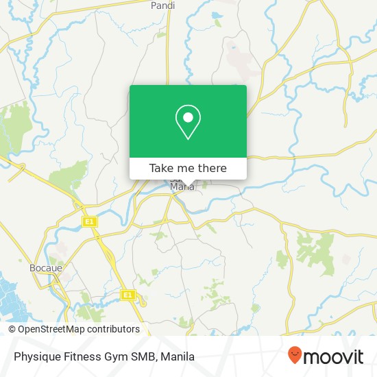 Physique Fitness Gym SMB map
