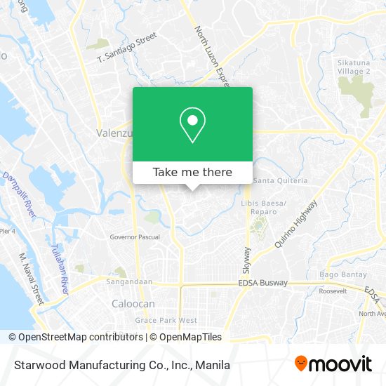 Starwood Manufacturing Co., Inc. map