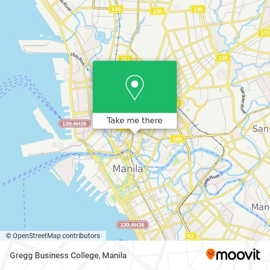 Gregg Business College map