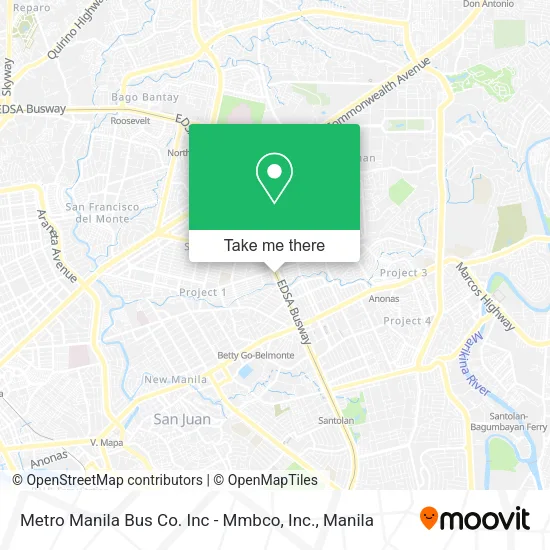 Metro Manila Bus Co. Inc - Mmbco, Inc. map