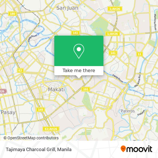 Tajimaya Charcoal Grill map