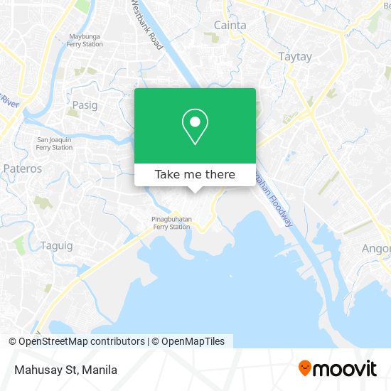 Mahusay St map