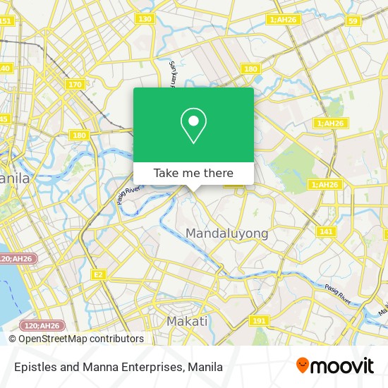 Epistles and Manna Enterprises map