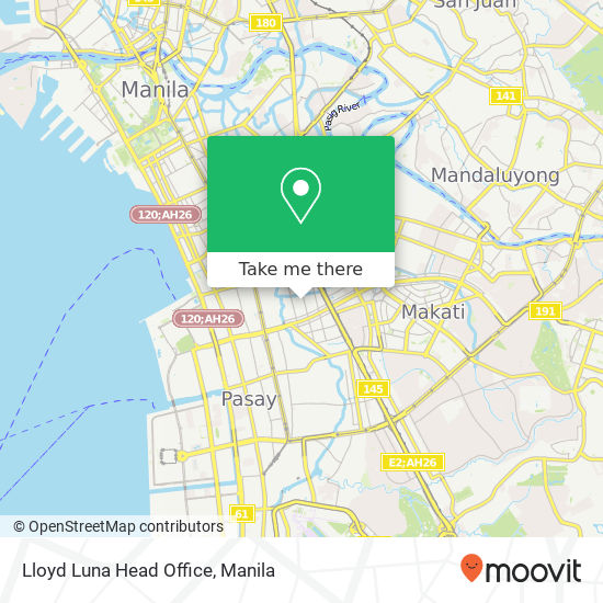 Lloyd Luna Head Office map