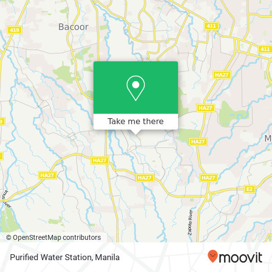 Purified Water Station map
